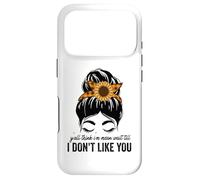 Carcasa para iPhone 17 Pro Ustedes piensan Que Soy Malo Esperar hasta Que no me gustes moño desordenado