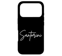 Carcasa para iPhone 17 Pro Vacaciones en Isla Griega Santorini Grecia Mujeres Hombres Niñas Niños