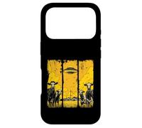 Carcasa para iPhone 17 Pro Vacas & OVNI sobre la Granja | La Ciencia ficción se Encuentra con la Vida en el Campo