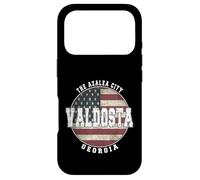Carcasa para iPhone 17 Pro Valdosta Georgia, Bandera Americana Vintage