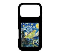 Carcasa para iPhone 17 Pro Van Gogh Noche Estrellada Luna Polilla Pintura Arte