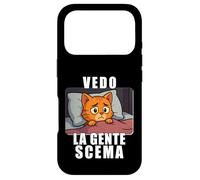 Carcasa para iPhone 17 Pro Vedo la Gente scema. Parodia per chi è circondato da idioti