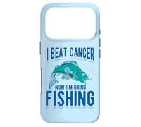 Carcasa para iPhone 17 Pro Vencí al cáncer Ahora voy a Pescar