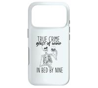 Carcasa para iPhone 17 Pro Verdadero Crime Copa DE Vino EN LA Cama por Nueve Esqueleto Fan Meme