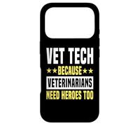 Carcasa para iPhone 17 Pro Vet Tech Porque los Veterinarios Necesitan héroes Demasiado técnico Veterinario