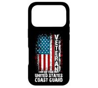 Carcasa para iPhone 17 Pro Veteran of The United States Coast Guard American Flag