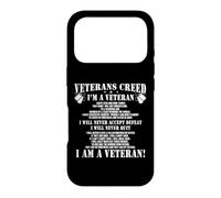 Carcasa para iPhone 17 Pro Veteran’s Creed I’m Veteran T-Shirt