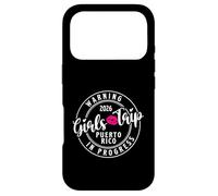 Carcasa para iPhone 17 Pro Viaje de Advertencia para niñas en Curso Puerto Rico 2026 - Vacaciones