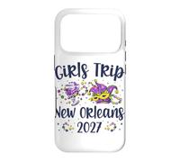 Carcasa para iPhone 17 Pro Viaje de Chicas Nueva Orleans 2027 Mardi Gras NOLA Girls Travel