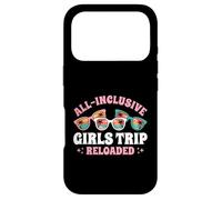 Carcasa para iPhone 17 Pro Viaje de niñas Todo Incluido Reloaded Resort Vacaciones Viajero