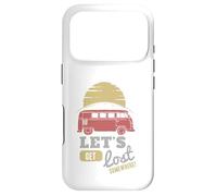 Carcasa para iPhone 17 Pro Viaje por Carretera Autobús Puesta del Sol Aventura Vamos a perderse en algún Lugar