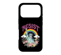 Carcasa para iPhone 17 Pro Vibrante Resist Lady Liberty Rainbow Floral Graphic