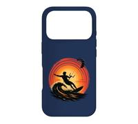 Carcasa para iPhone 17 Pro Viento Infinito y energía oceánica Kitesurf Atardecer