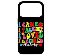 Carcasa para iPhone 17 Pro Vine Enseñé Que amé me jubilé #teacherlife