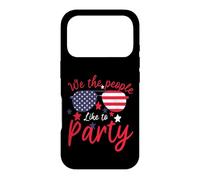 Carcasa para iPhone 17 Pro Vintage American Flag 4th July We The People Like To Party