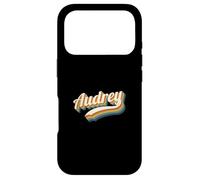 Carcasa para iPhone 17 Pro Vintage Audrey Nombre Personalizado Audrey