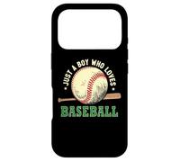 Carcasa para iPhone 17 Pro Vintage Baseball Lover, Just A Boy Who Loves Baseball