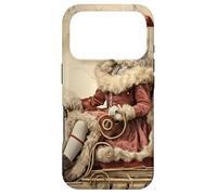 Carcasa para iPhone 17 Pro Vintage Christmas Santa Sleigh For Winter Lover Cute Xmas