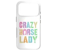 Carcasa para iPhone 17 Pro Vintage Crazy Horse Lady Equestrian Squad Pony Vibes