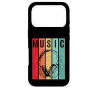 Carcasa para iPhone 17 Pro Vintage Electronic Music Lover DJ Retro Auriculares Hombres Mujeres