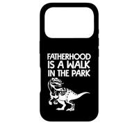 Carcasa para iPhone 17 Pro Vintage Fatherhood is A Walk in The Park Dad T Rex Dinosaur