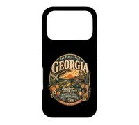 Carcasa para iPhone 17 Pro Vintage Georgia Peach State Southern Roots