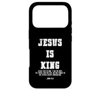 Carcasa para iPhone 17 Pro Vintage Jesus Is King Jesus John 14:6 Christian