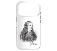 Carcasa para iPhone 17 Pro Vintage Juana de Arco Retrato Guerrero católico Arte histórico