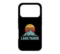 Carcasa para iPhone 17 Pro Vintage Lake Tahoe Retro Desgastado Montañas Esquís
