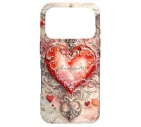 Carcasa para iPhone 17 Pro Vintage Love Graphic Unique Coquette Decor Decorative Heart