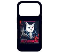 Carcasa para iPhone 17 Pro Vintage Movie Poster The Purrinator Funny Cat