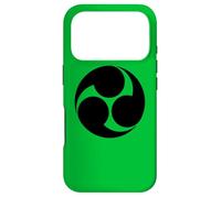 Carcasa para iPhone 17 Pro Vintage Negro Kobayakawa Japón Mon Vector Art