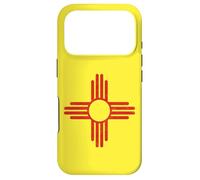 Carcasa para iPhone 17 Pro Vintage New Mexico Flag Zia Sun Retro Distressed