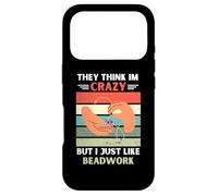 Carcasa para iPhone 17 Pro Vintage piensan Que Estoy Loco Pero me Gusta Amante de Abalorios