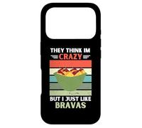 Carcasa para iPhone 17 Pro Vintage Piensan Que Estoy Loco Pero Me Gusta Bravas Lover