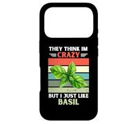 Carcasa para iPhone 17 Pro Vintage Piensan Que Estoy Loco Pero me Gusta el Amante de la albahaca