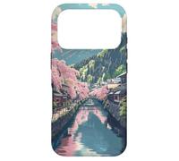 Carcasa para iPhone 17 Pro Vintage Poster Stile Sakura Fiore di ciliegio