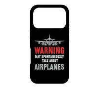 Carcasa para iPhone 17 Pro Vintage Puedo Hablar Espontáneamente DE Aviones Modelo Fly