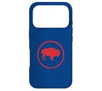 Carcasa para iPhone 17 Pro Vintage Retro Bison American Buffalo Minimalist