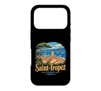 Carcasa para iPhone 17 Pro Vintage Saint Tropez Francia Viaje Souvenir Monumento Regalo