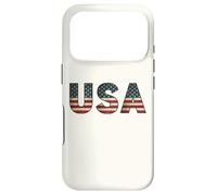 Carcasa para iPhone 17 Pro Vintage USA US Flag Patriotic 4th of July America
