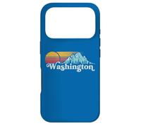Carcasa para iPhone 17 Pro Vintage Washington State Retro Distressed Mountains Graphic