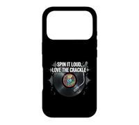 Carcasa para iPhone 17 Pro Vinyl Record Collector Spin It Loud Love The Crackle
