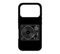 Carcasa para iPhone 17 Pro Vinyl Record Player Retro Sketch Music DJ