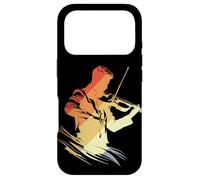 Carcasa para iPhone 17 Pro Violin Boy Graphic Retro Style Bluegrass Music
