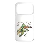 Carcasa para iPhone 17 Pro Violinista Saltamontes músico Regalo para Hombres, Mujeres y niños