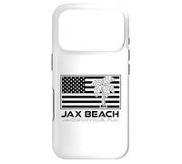 Carcasa para iPhone 17 Pro Visita Jacksonville Florida Vacaciones USA Flag Palms Jax Beach