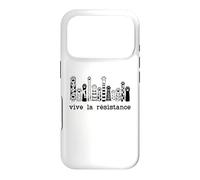 Carcasa para iPhone 17 Pro Vive La Resistance Protest Sign,Resist Cat Paw Womens Rights