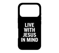 Carcasa para iPhone 17 Pro Vivir con Jesús en Mente creyentes Cristianos