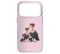 Carcasa para iPhone 17 Pro Vulture Family Sunglasses Graphic Cool Bird Lover Vultures